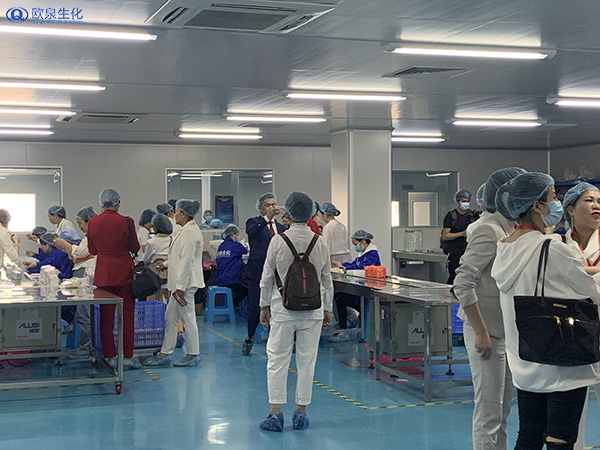客戶團隊參觀歐泉工廠-歐泉生化